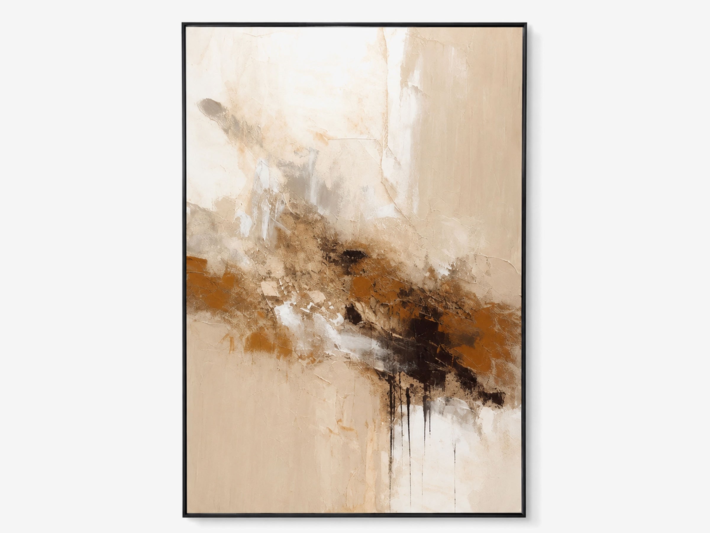 Earthen Relief Oil Painting