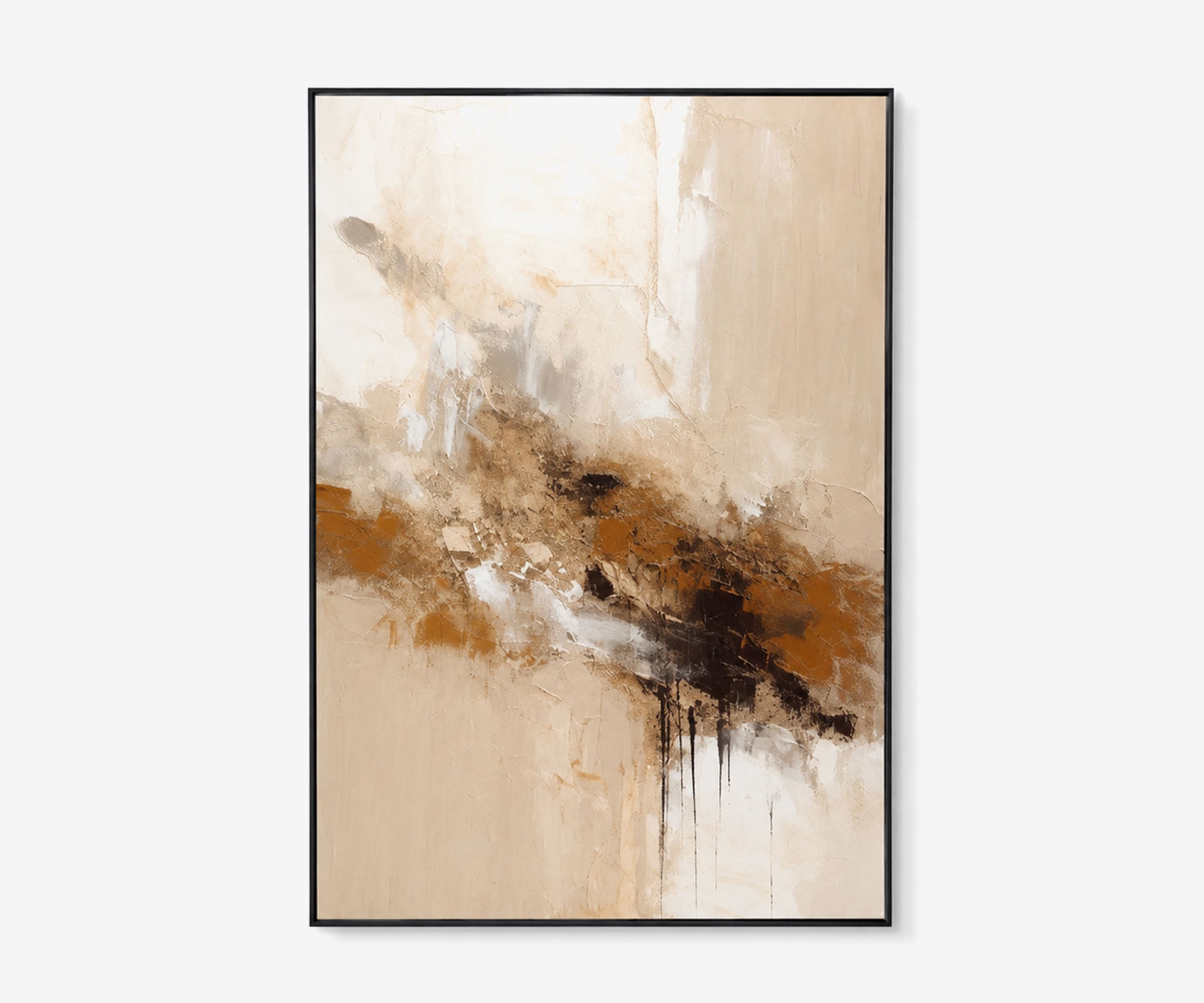 Earthen Relief Oil Painting
