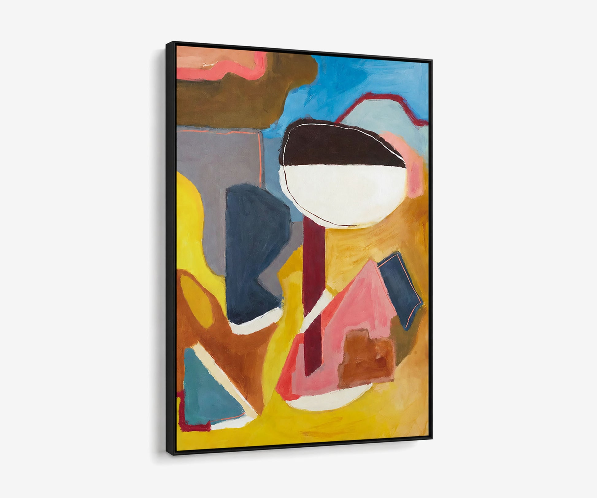 Nordic Grid Oil Painting - The Essential 