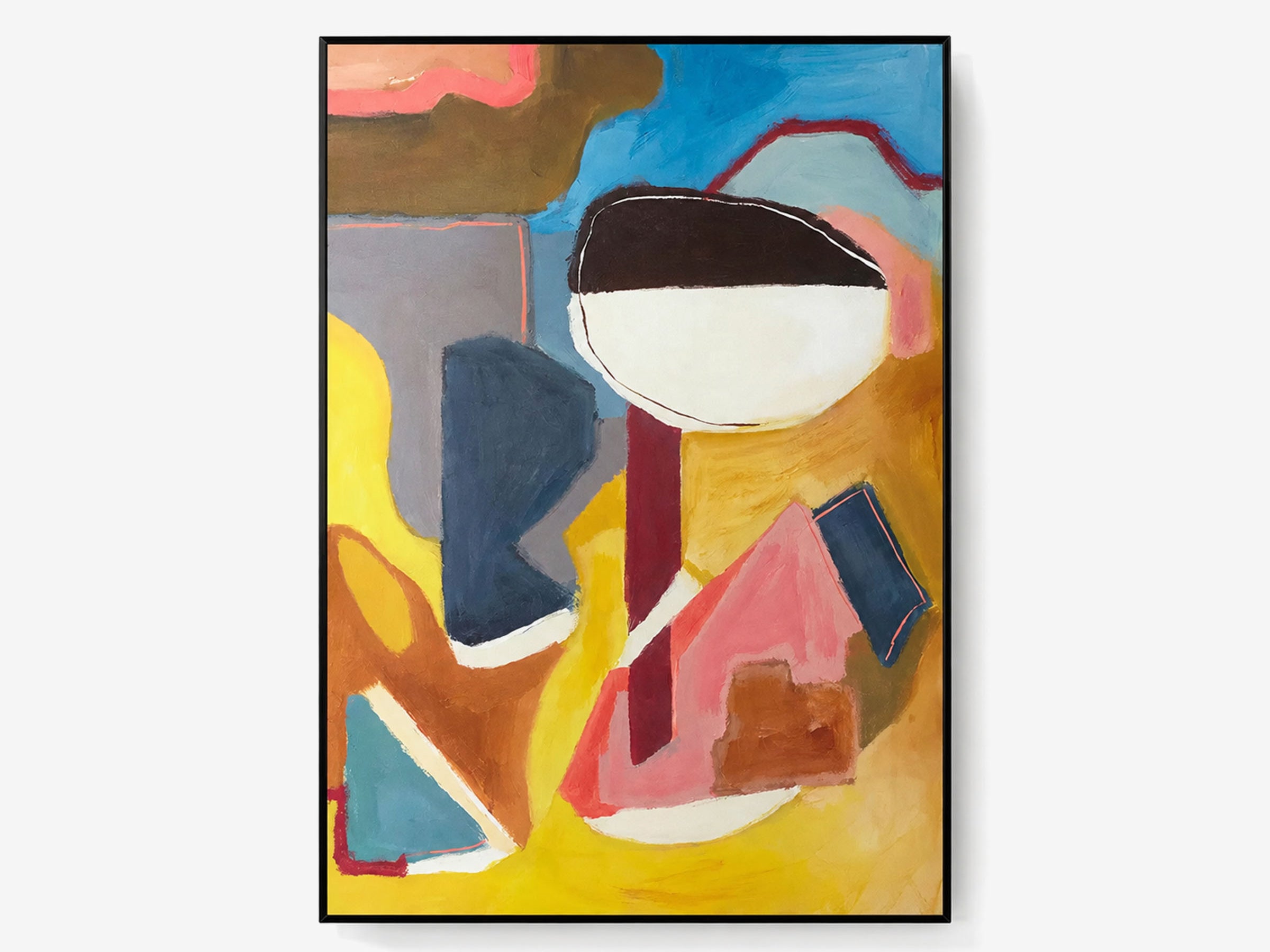 Nordic Grid Oil Painting - The Essential 