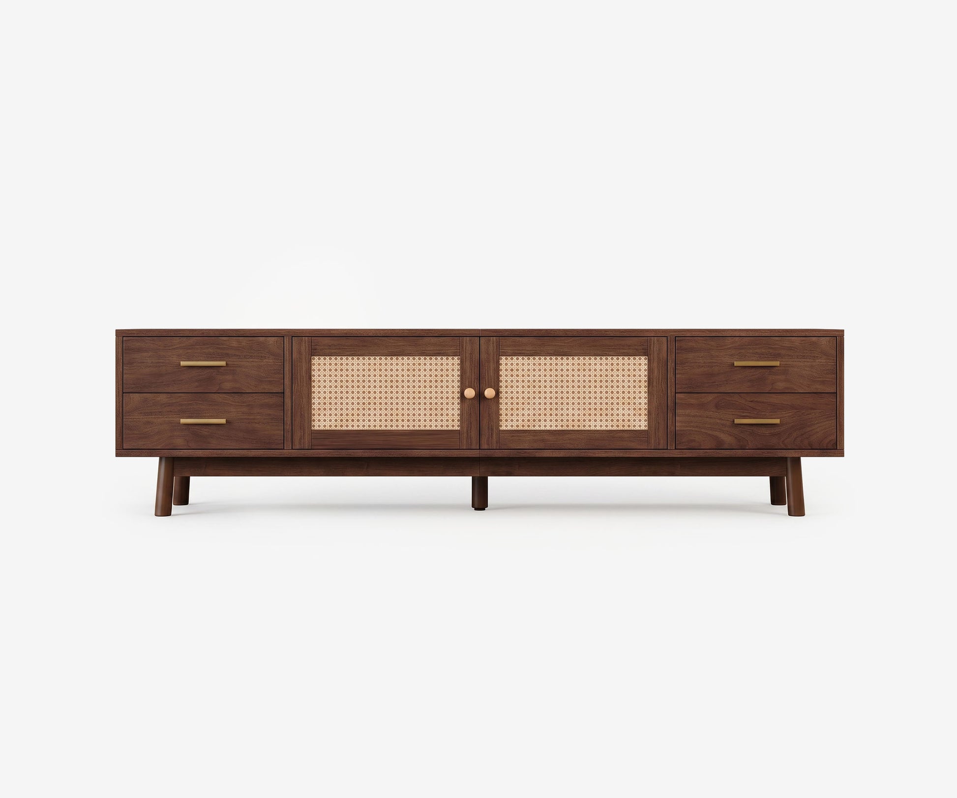 Palma Rattan Media Console - The Essential 