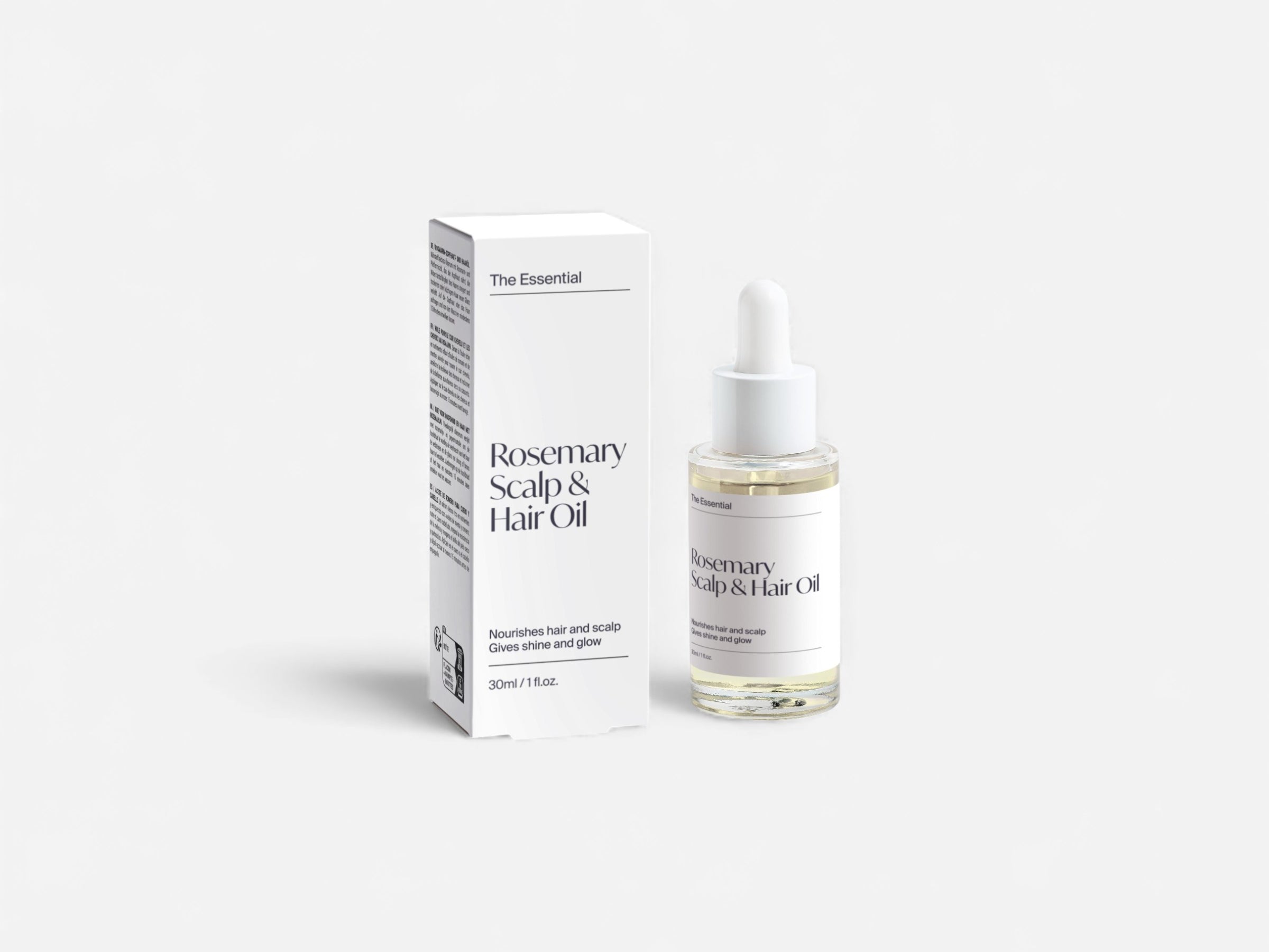 Rosemary Hair & Scalp Strengthening Oil - The Essential 