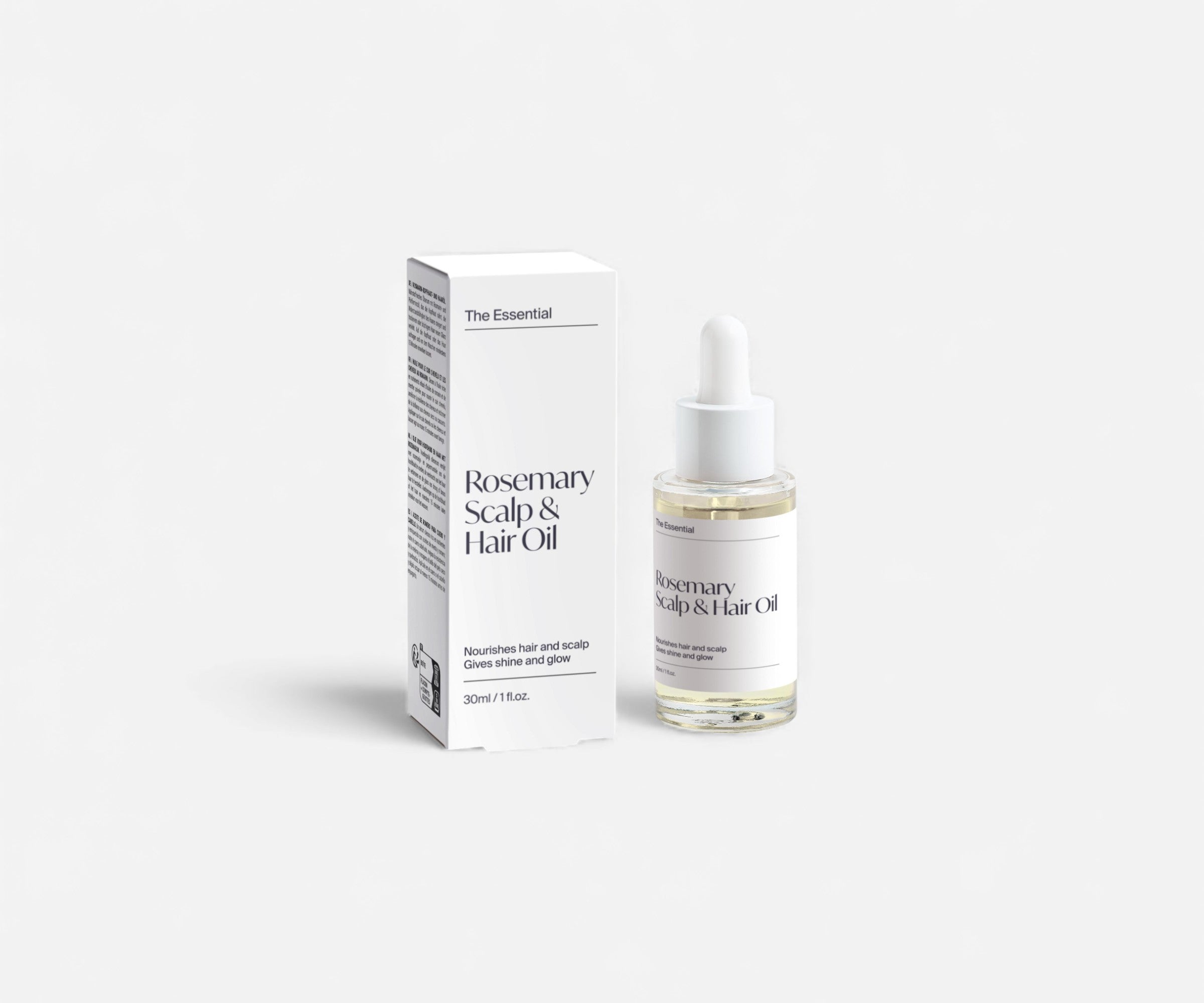 Rosemary Hair & Scalp Strengthening Oil - The Essential 