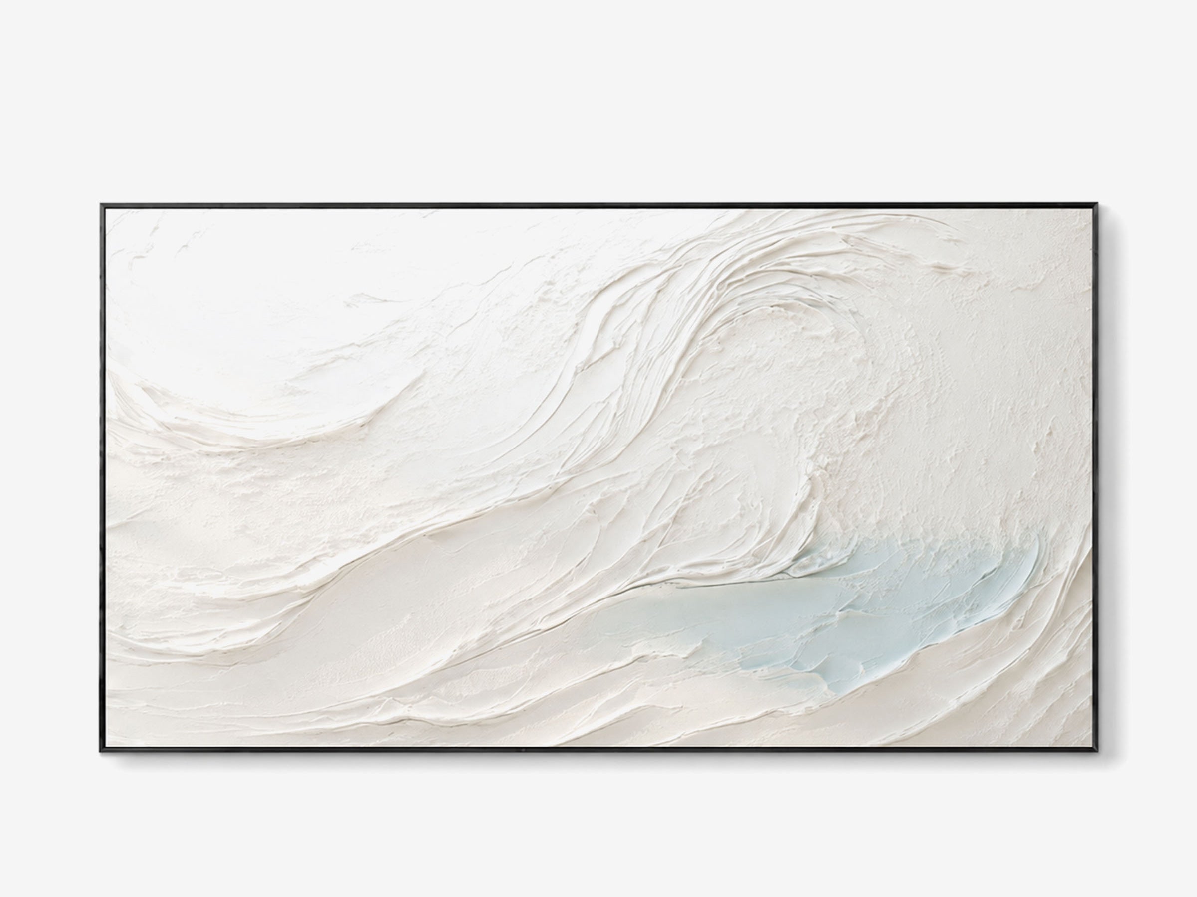Tidal White Oil Painting