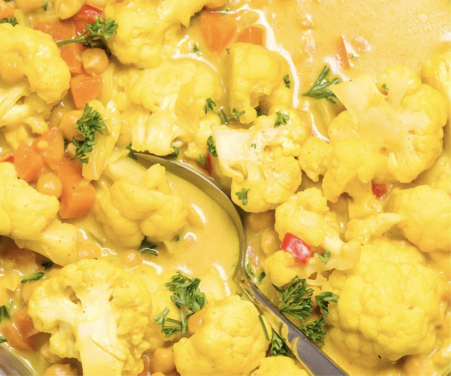 Tamil Turmeric & Cauliflower Curry