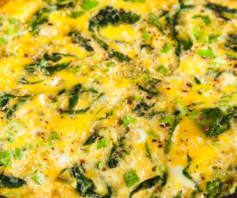 Spinach and Mushroom Frittata